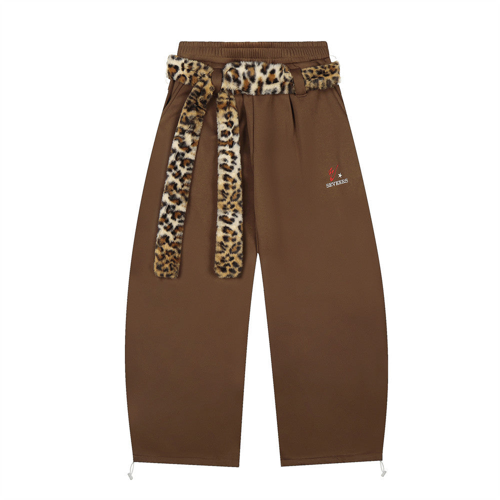 Bent knife and velvet sweatpants