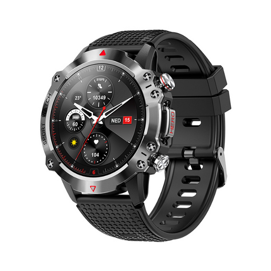 KR10 smartwatch round screen 8763E one click Bluetooth call heart rate sports watch