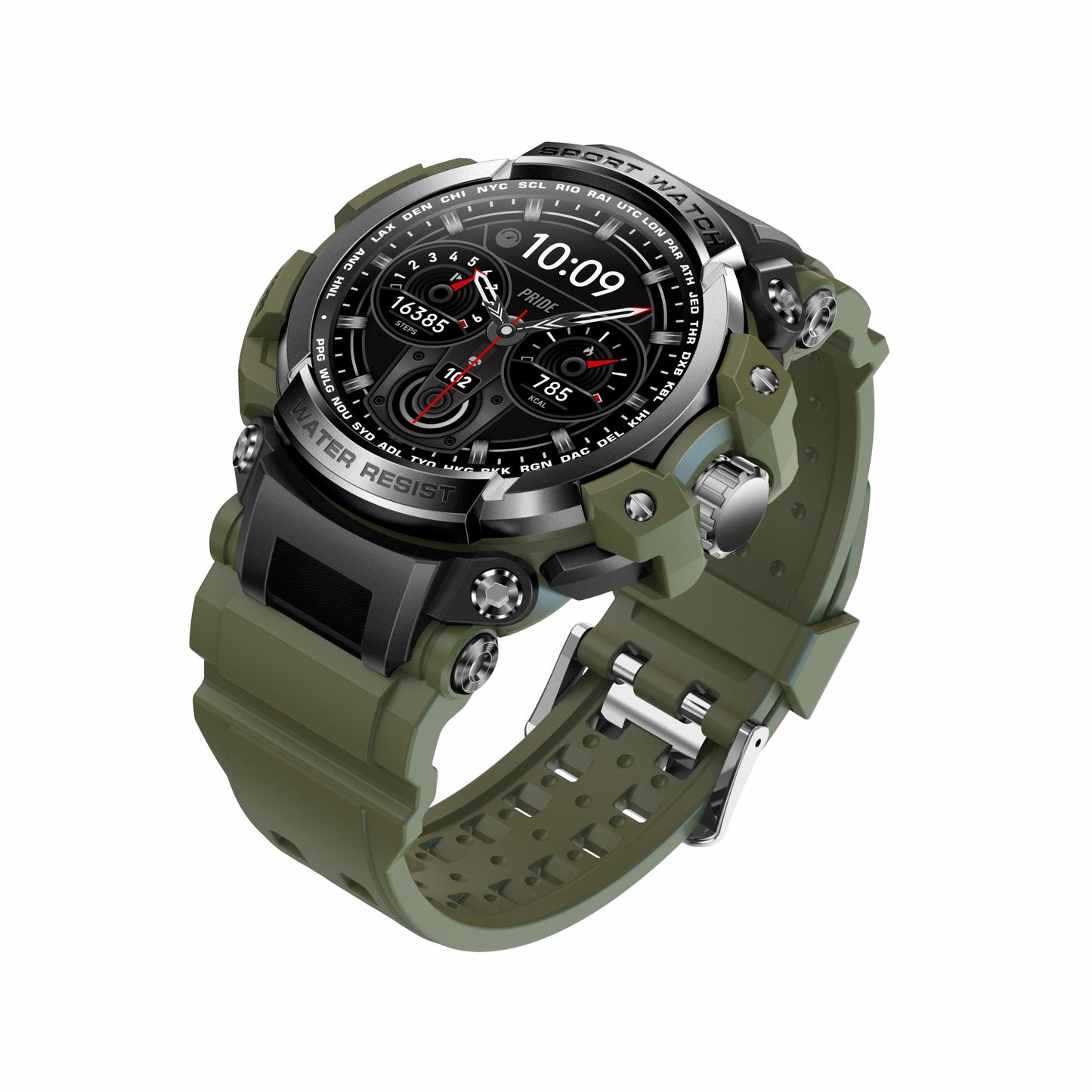 LC16 smartwatch Bluetooth call outdoor three defense heart rate monitoring smart watch