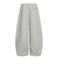 Velvet curved knife sweatpants