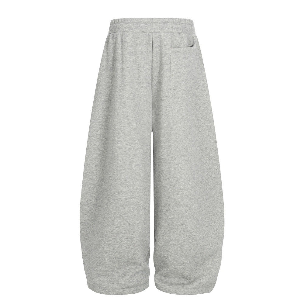 Velvet curved knife sweatpants
