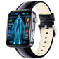 F300 smartwatch ECG electrocardiogram monitoring SOS fall alarm blood glucose