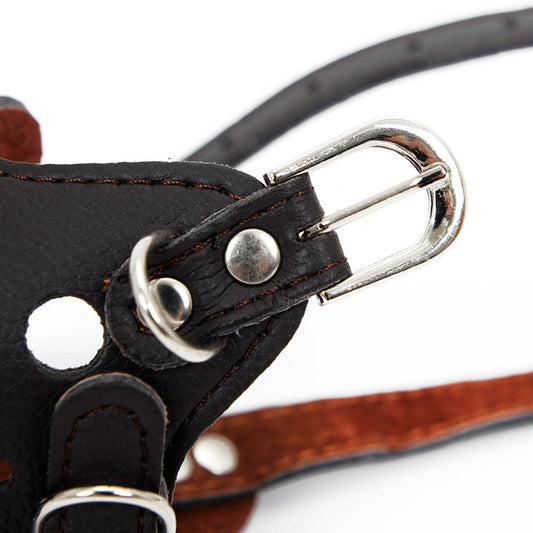 Pet Mouth Adjustable Cap Basket Muzzle Mask Cage Cover Chewing Four Size High Quality Product