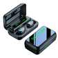 F9-5c Bluetooth headset smiley face F9 Bluetooth headset TWS wireless headset touch digital display