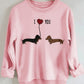 Two dog print hoodies