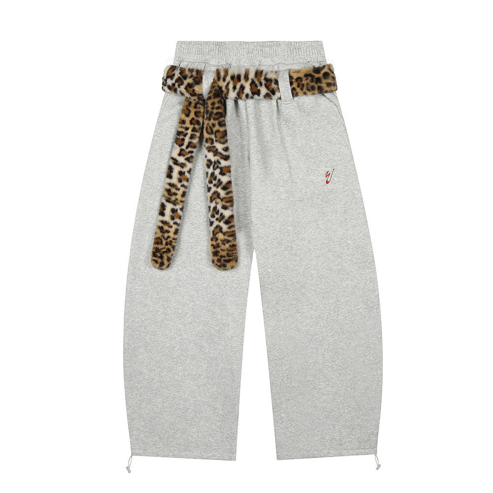 Bent knife and velvet sweatpants