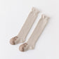 Autumn and Winter New Product Thickened Baby Socks Curled Cartoon Animal Head Coral Plush Baby Long Sleeve Socks