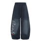 Velvet curved knife sweatpants