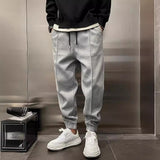 Thick ankle drawstring men's sweatpants