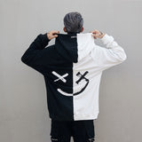 Smile Print Hoodies Sweatshirts