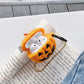 Halloween Cartoon Case For airpods 1 2 Cover Wireless Bluetooh ear phone airpod Case Carabiner Soft Silicone earphone Cover